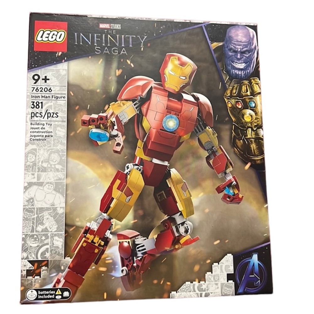 Lego 76206 Iron Man Figure Marvel Studios NWT in unopened box